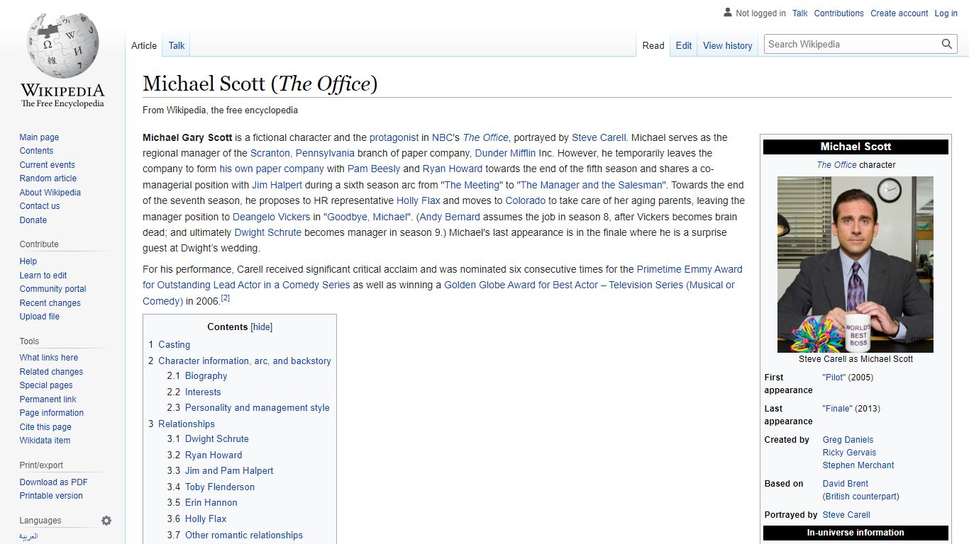 Dunder Mifflin Infinity, Dunderpedia: The Office Wiki